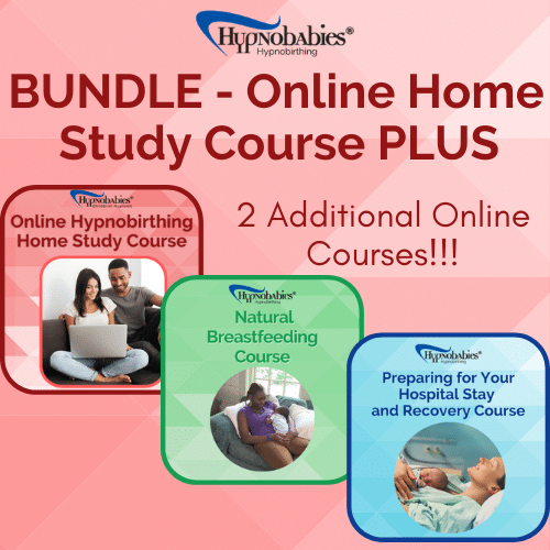 Bundle - Hypnobabies Online Home Study Course with 2 extra courses